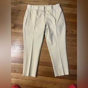 Jessica London Cream Tapered Pants